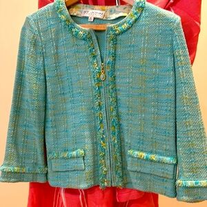 St John three-quarter sleeve spring jacket